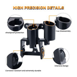 Glad Hand Holder Kit - 2 Plugs and 2 Gladhand Holders for Semi Trucks