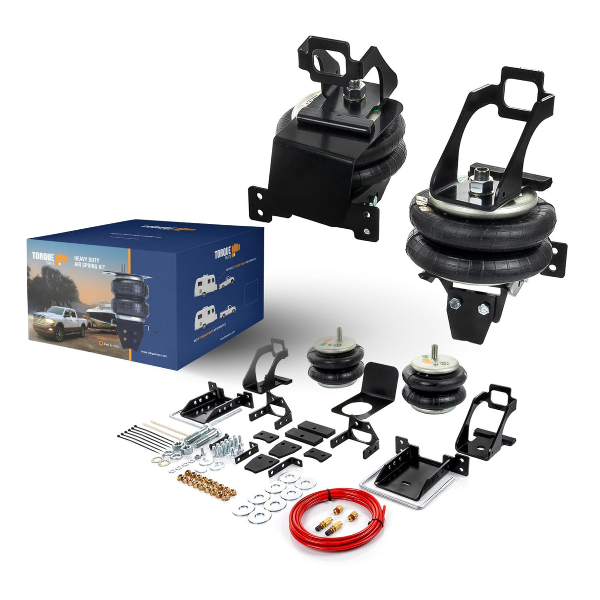 Air Spring Bag Suspension Kit (Replaces 2400 Ride-Rite) | up to 7,500 lbs Aftermarketus Air Helper Kits for Pick-up(s)