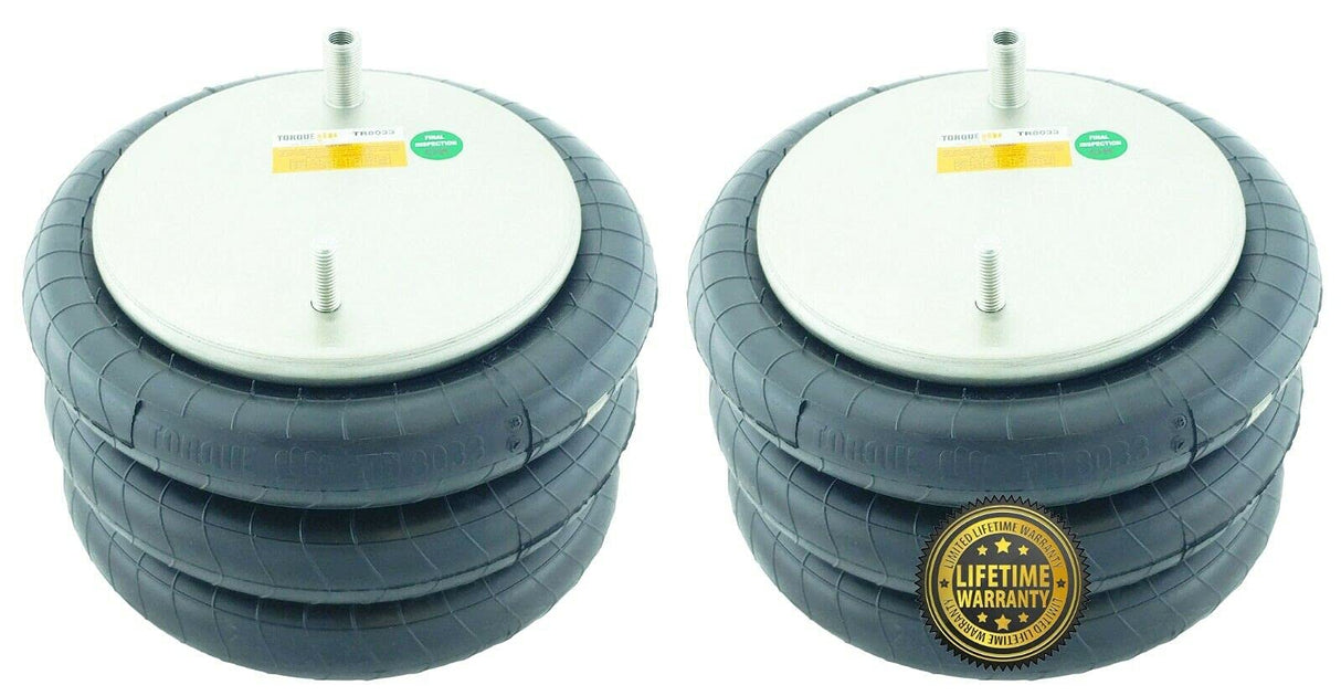 Triple Convoluted Air Spring Bag | Replacement Firestone 8033 Hendrickson C-14487 | 2 Pack