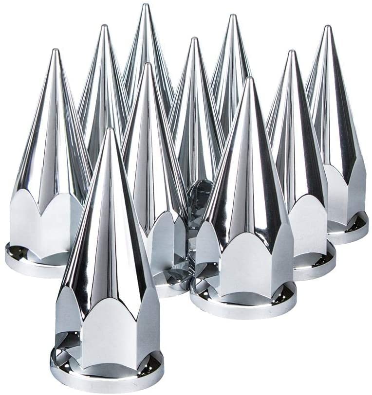 33mm Spike Screw-on Lug Nut Covers for Semi Trucks with Tool