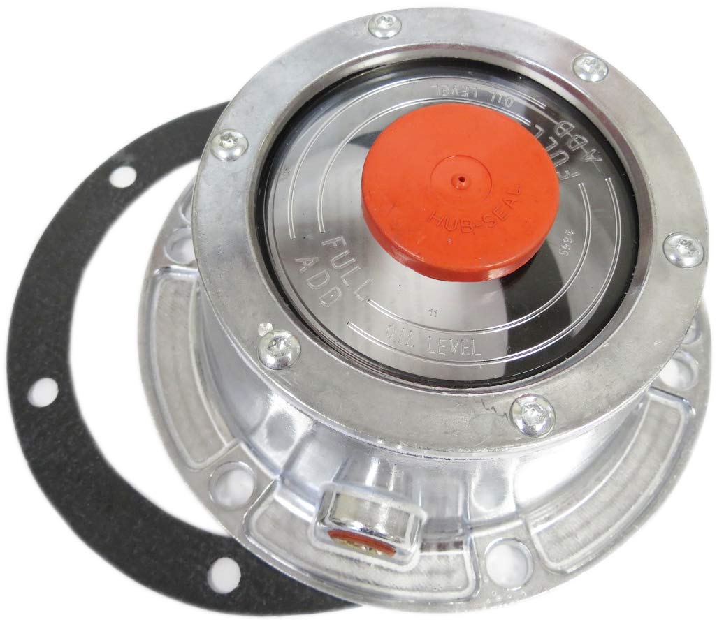Aluminum Trailer Hub Cap with Gasket | Replacement Stemco 343-4009 Euclid E04009
