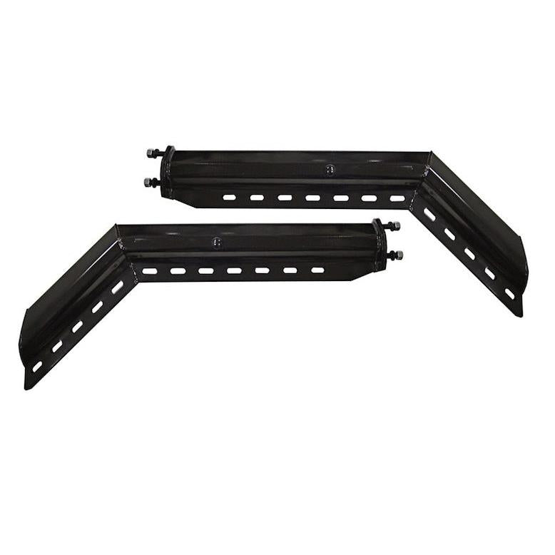 TORQUE Black Mud Flap Hanger 30 Inch 45 Degree Angled Pair