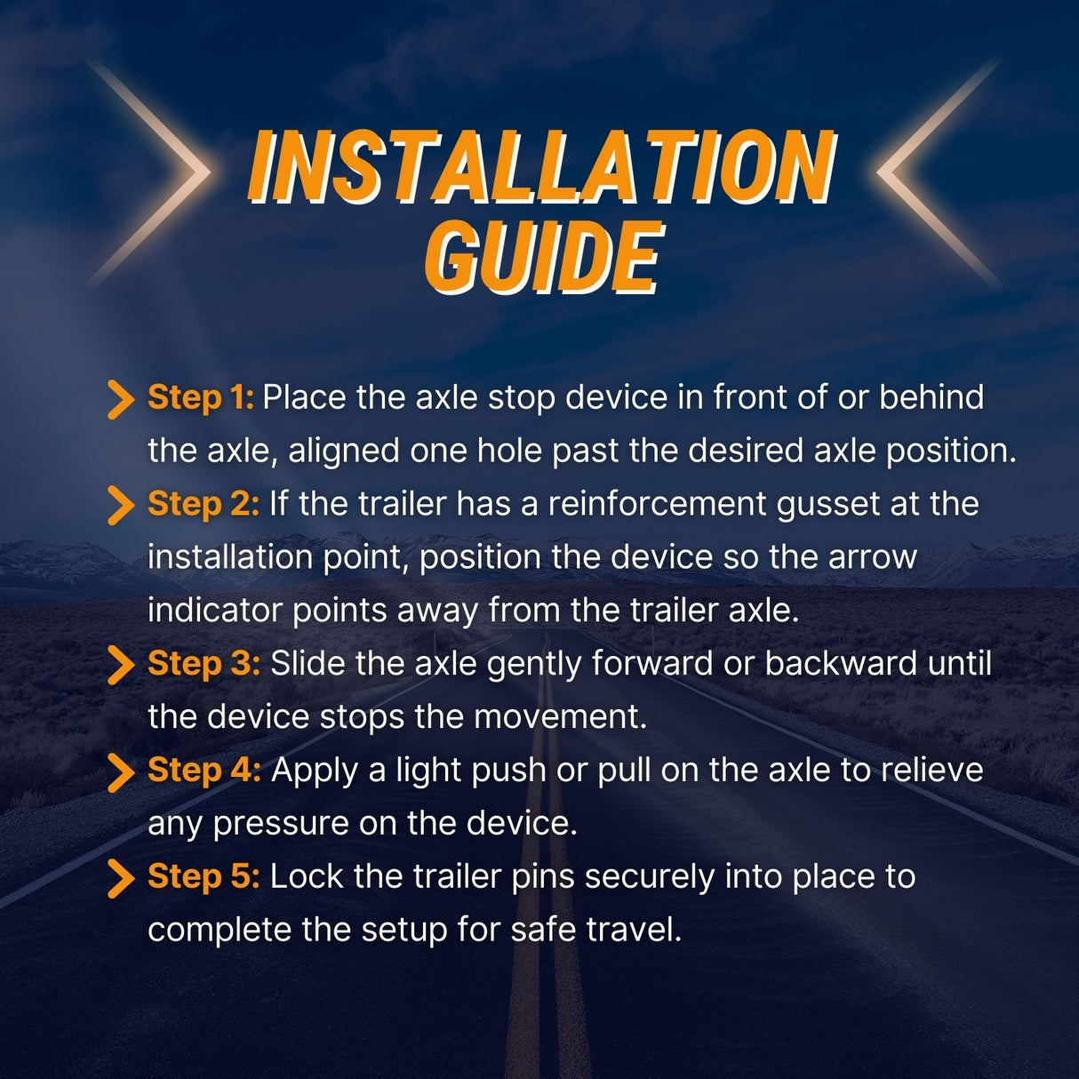 Tandem Slide Axle Stopper | Magnetic Lock Pin Tool for Semi Truck Dry Van & Reefer Trailers