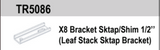 TORQUE 8 Pcs Leaf Stack Sktap Bracket 1/2" and 2 Pcs Bracket Sktap 1"