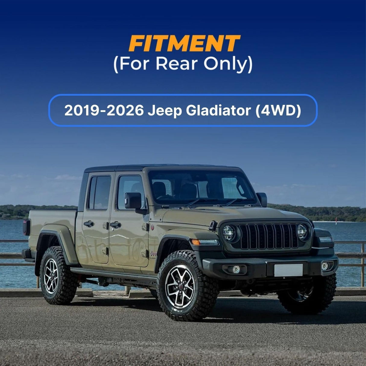 Air Spring Bag Suspension Kit for 2019–2025 Jeep Gladiator 4WD