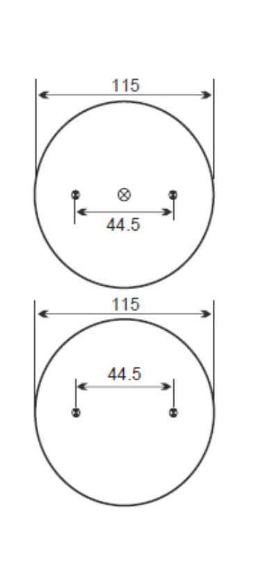 Single Convoluted Air Spring Replacement | Replaces Firestone 7451 Goodyear 1B7-540 | Pneumatic Actuator
