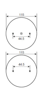 Single Convoluted Air Spring Replacement | Replaces Firestone 7451 Goodyear 1B7-540 | Pneumatic Actuator