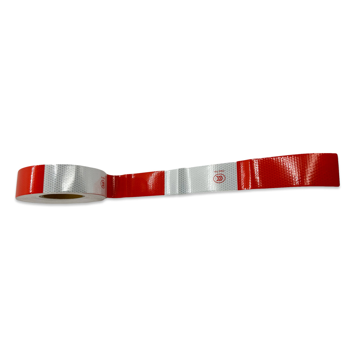 DOT-C2 Reflective Conspicuity Tape Roll 2" x 150' | Diamond Grade Red & White Safety Tape