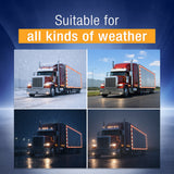 DOT-C2 Reflective Conspicuity Tape Roll 2" x 150' | Diamond Grade Red & White Safety Tape