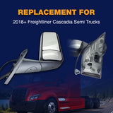 Door Side Mirror for 2018-2024 Freightliner Cascadia | Replacement A22-73907-007 | Heated | Right