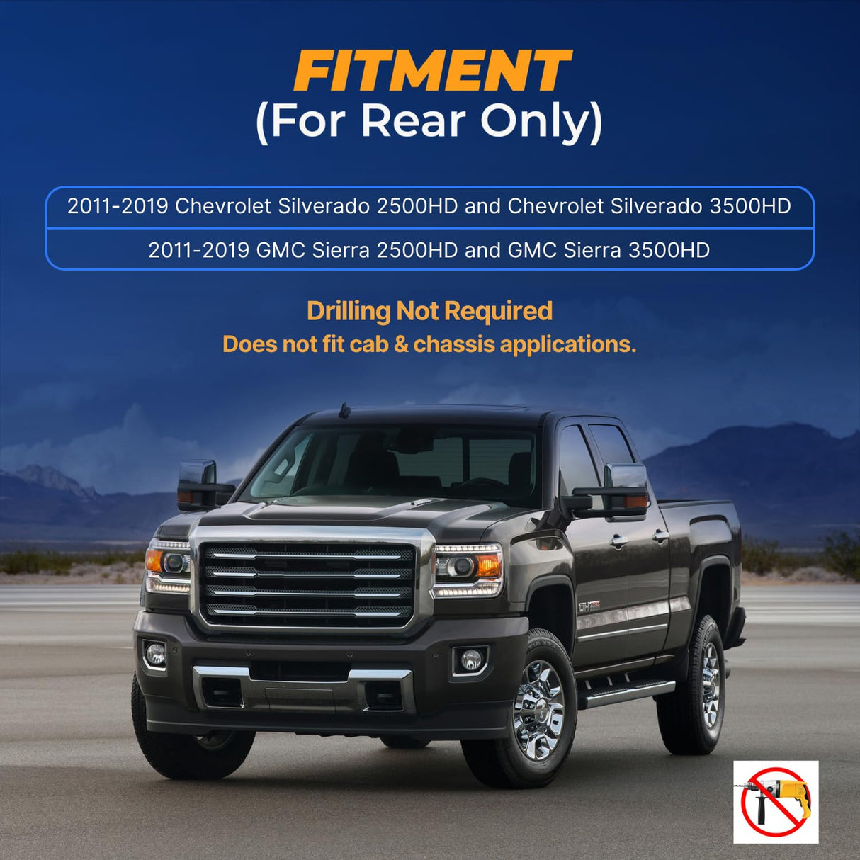 Air Spring Bag Suspension Kit for 2011-2019 Chevy Silverado (Replaces Air Lift  57338 LoadLifter 5000)