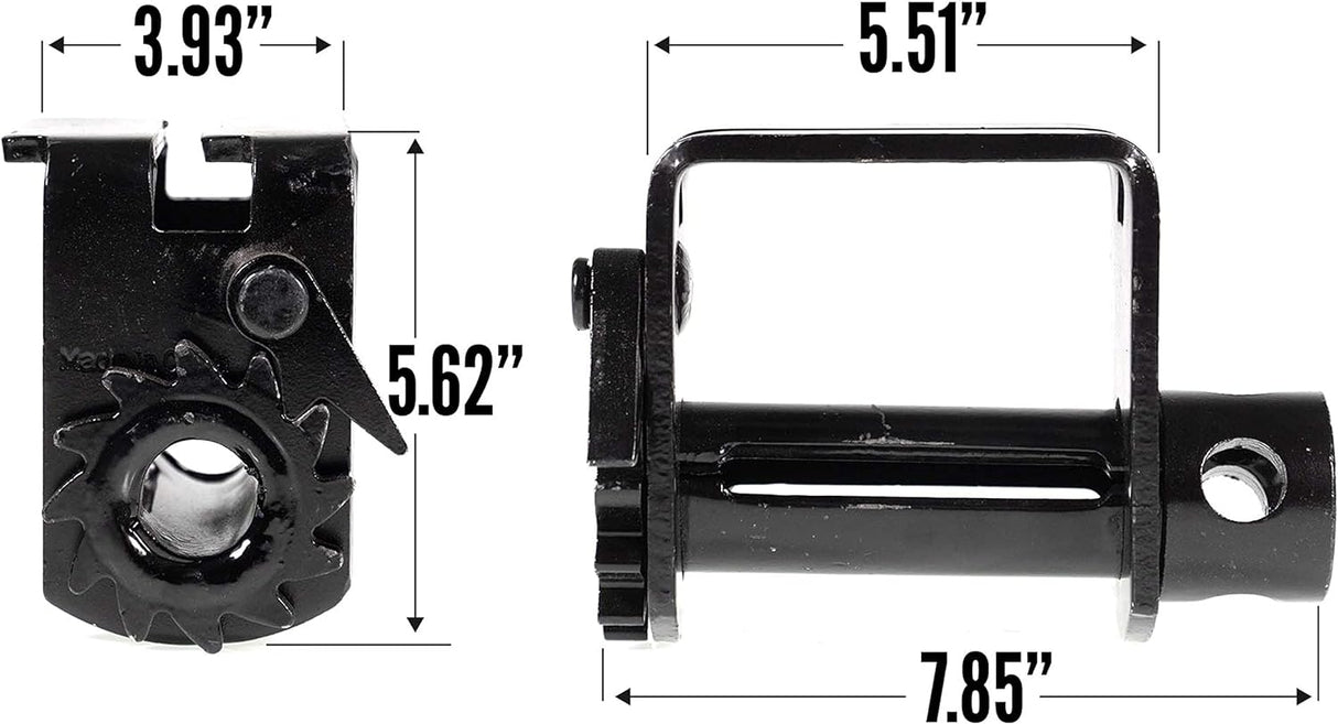 Standard Profile Sliding Winch for Double L Track - 4 Pcs