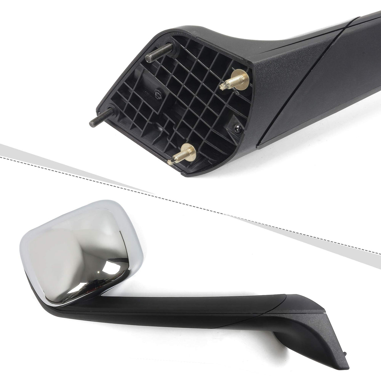 Hood Mirror for 2018+ Freightliner Cascadia - Pair - Chrome