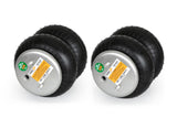 Double Convoluted Air Spring Bag | Replacement Firestone 7659 W01-358-5079 Hendrickson 5079 | 2 Pack