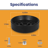 6" Air Bag Cradle Kit | Direct Replacement for Daystar KU09140BK, Fits Firestone & Air Lift