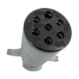 TORQUE 7 Pin Round Trailer Connector Wiring Socket Plug