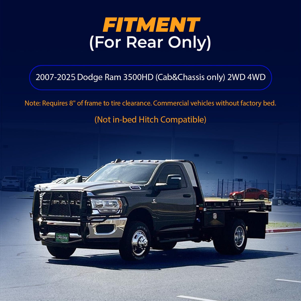 Airbag Suspension Kit for 2007-2025 Ram 3500 (Cab-Chassis)