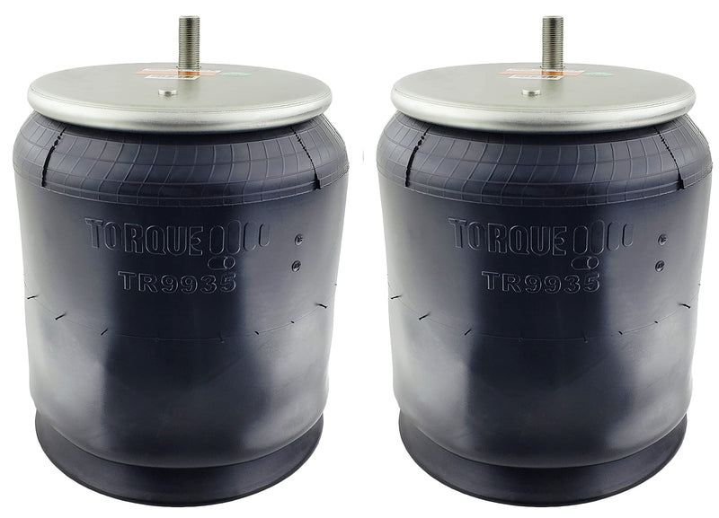 2 pack of TORQUE Trailer Air Spring Bag (Replaces Firestone 9935, Firestone W01-358-9935, SAF Holland 905-57-157, 905-57-301) (2 x TR9935) - AFTERMARKETUS Torque Reversible Sleeve Air Springs