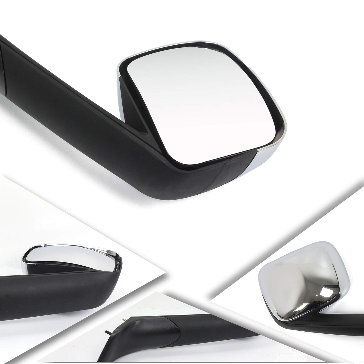 Hood Mirror for 2018+ Freightliner Cascadia - Pair - Chrome