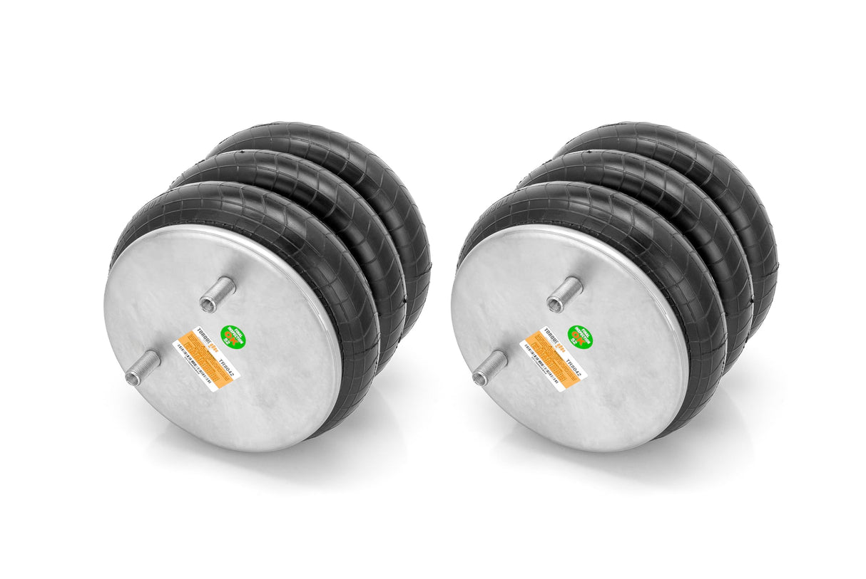 Triple Convoluted Air Spring Bag (Replaces Firestone 8042, Hendrickson 1015) - 2 Pack