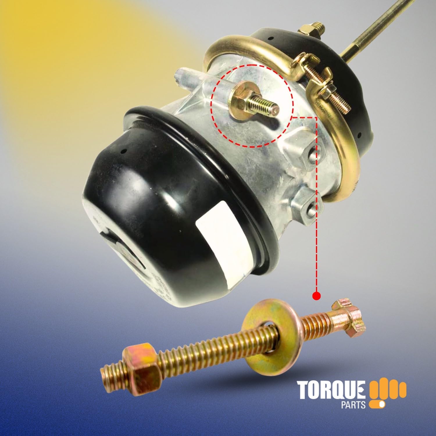 Caging Bolt Assembly for Air Brake Chamber Repair | Cage Bolt