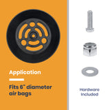 6" Air Bag Cradle Kit | Direct Replacement for Daystar KU09140BK, Fits Firestone & Air Lift