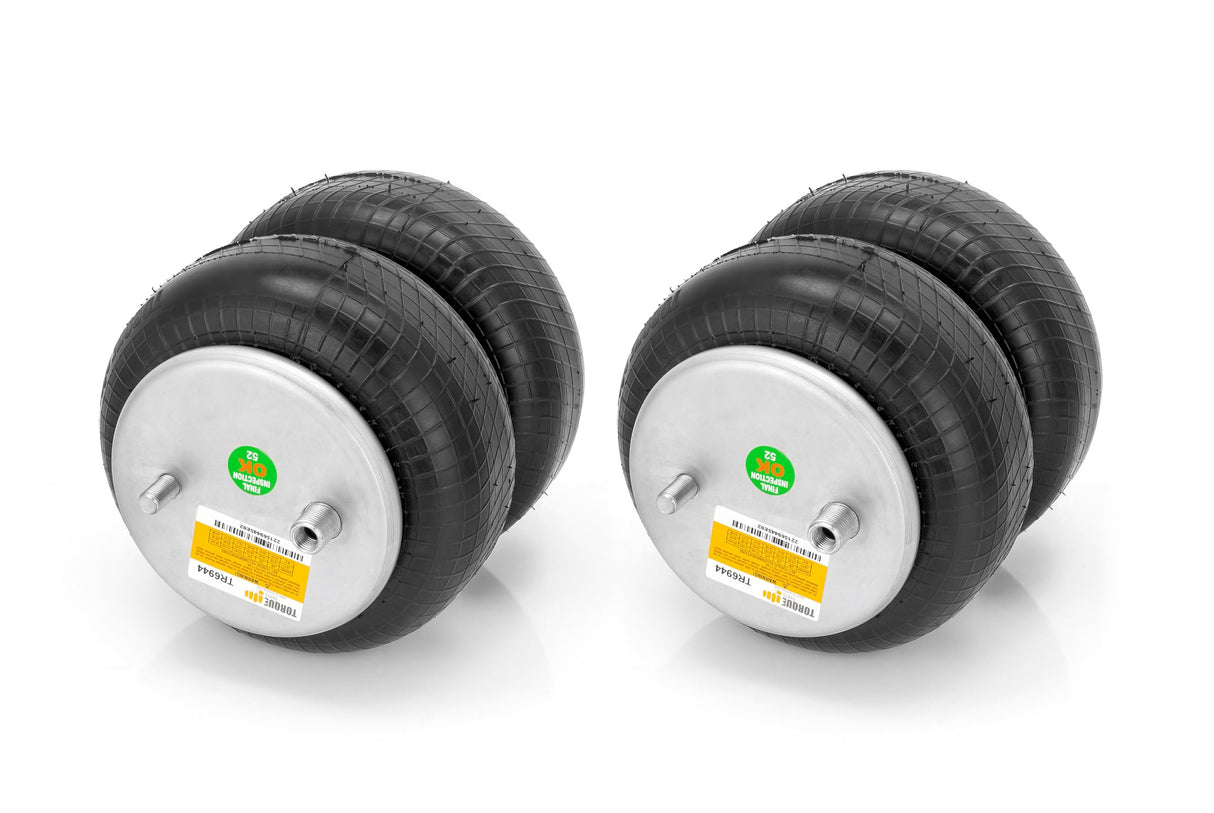 Double Convoluted Air Spring Bag | Replacement Firestone 6944 Goodyear 2B9-252 | 2 Pack