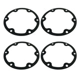Aluminum Hub Cap Replacement for Steer Axle Replacement Stemco 343-4249 | 4 Pack