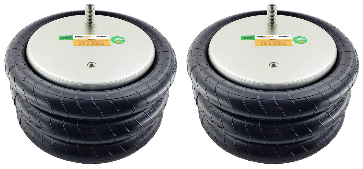 Triple Convoluted Air Spring Bag | Replacement Firestone 8008 Hendrickson S-11637 | 2 Pack
