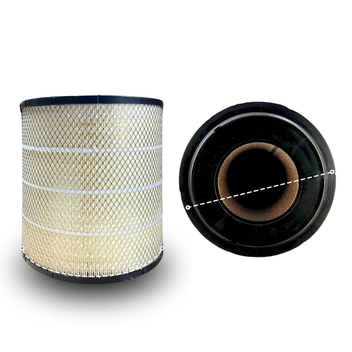 Engine Air Filter for Freightliner Century Columbia | Replacement P527682 Volvo 1117576 Aftermarketus Air Filters