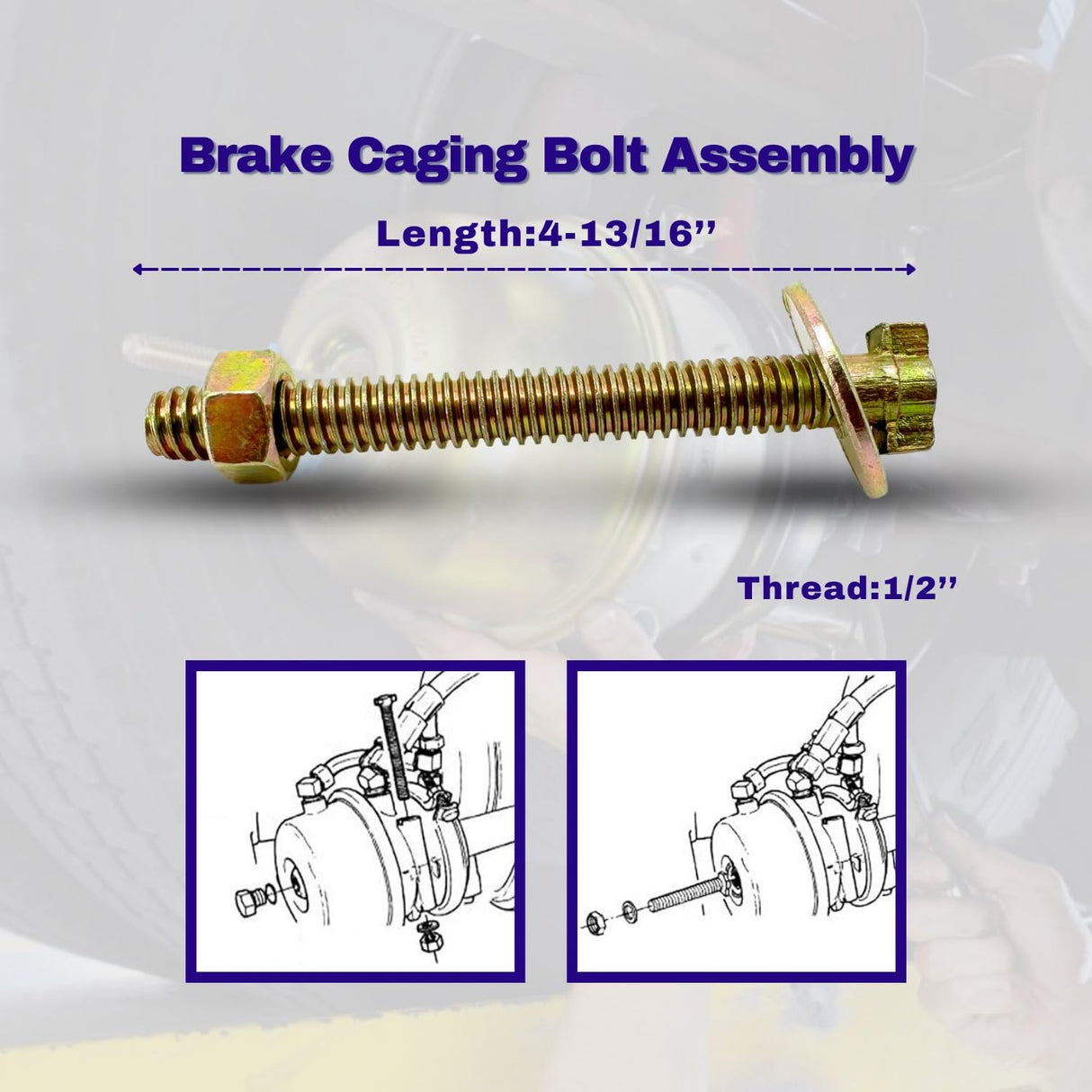 10 pack of Caging Bolt Assembly for Air Brake Chamber Repair