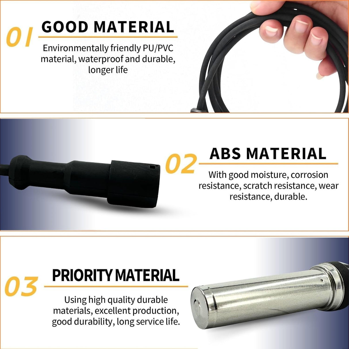 ABS Wheel Speed Sensor 4.6ft | Replacement Meritor R955365 S4410328170