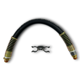Air Brake Hose for Semi Trucks | 1/2” x 3/8” NPT Swivel Rubber Air Brake Line Assembly | with Separator Aftermarketus ABS Cables