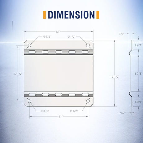Stainless Steel Mud Flap Heat Shield | Heavy Duty Exhaust Heat Protector for Mud Flaps Aftermarketus Mud Flap Hangers
