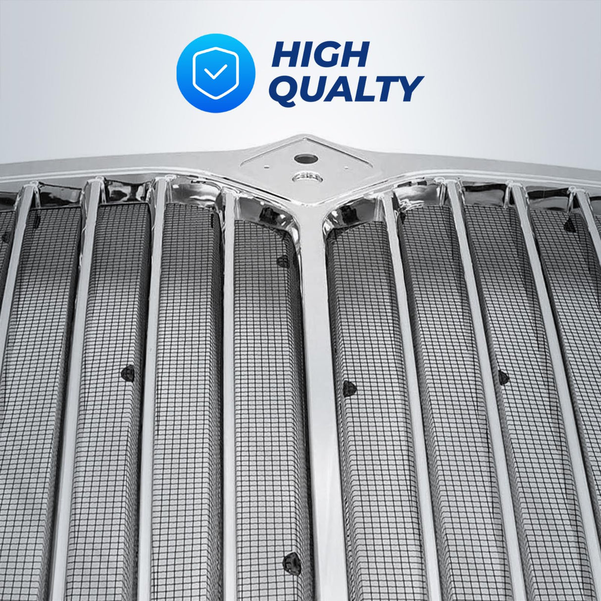 Grille for 2008-2018 International Prostar | Replacement International 3612816C93 | with Bug Screen | Chrome