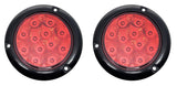 4 Inch Round LED Stop Turn Brake Tail Lights | 2 Pack