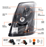 Full Bumper Set with Headlight Pair for 2004-17 Volvo VNL