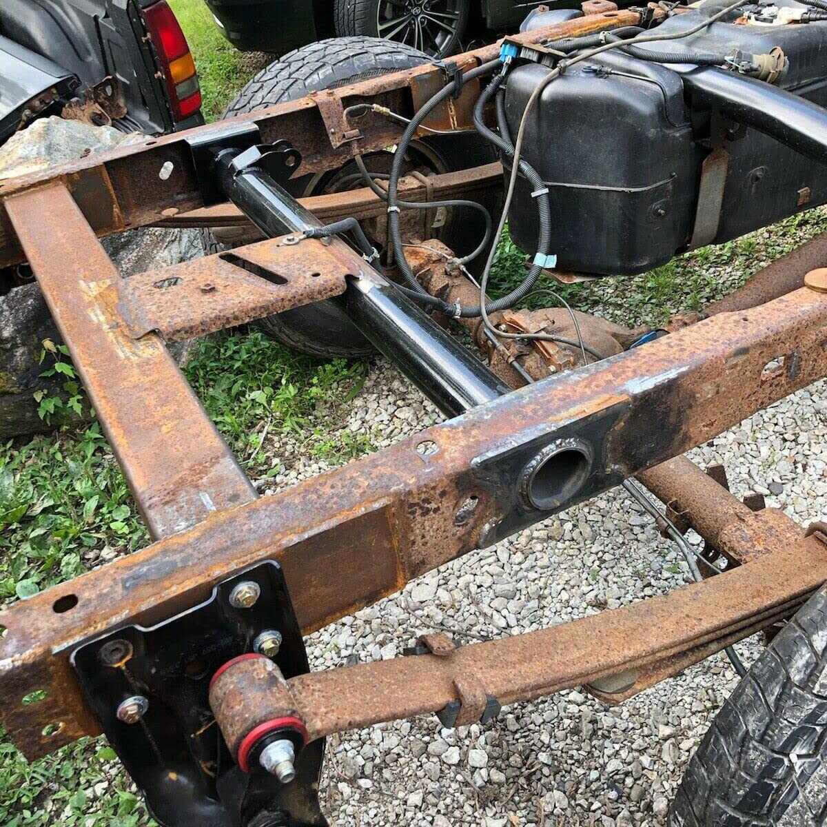 Tank Support and Upper Shock Mount Crossmember for Silverado