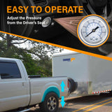 Heavy Duty Air Compressor with Analog Gauge, 120 PSI