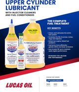 Lucas Oil 10013 Fuel Treatment Additive - 1 Gallon, Case of 4