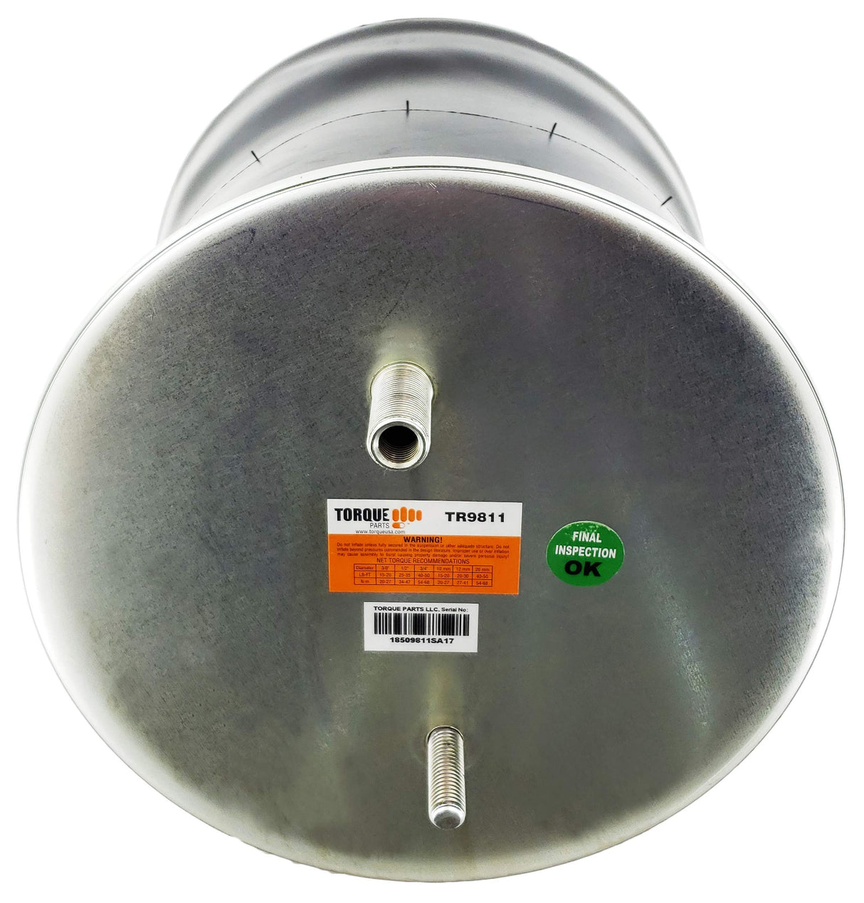 2 pack of TORQUE Air Spring Bag for Rowe Trucks (Replaces Firestone 9811, Rowe Trucks ASCC2000, Firestone W01-358-9811) (2 x TR9811)