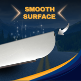 Window Chop Top Set for Kenworth Semi Trucks | Mirror Finish | Stainless Steel