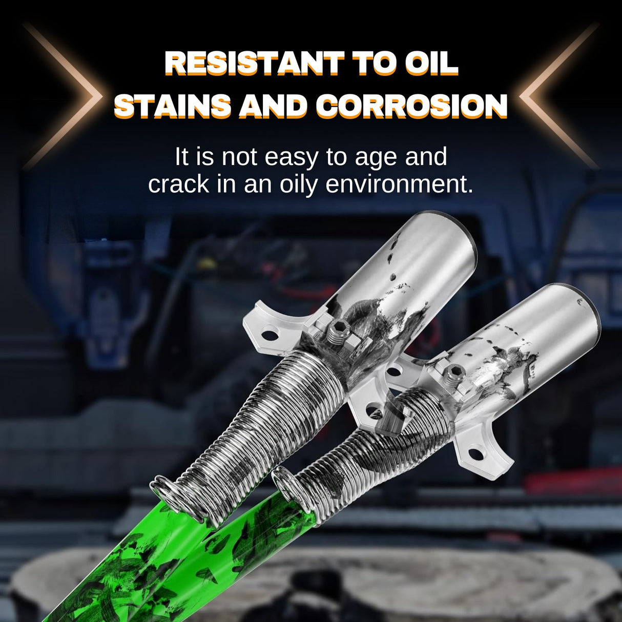 3-in-1 Semi Truck Air Line Kit | Air Hoses & 7-Way ABS Power Cable