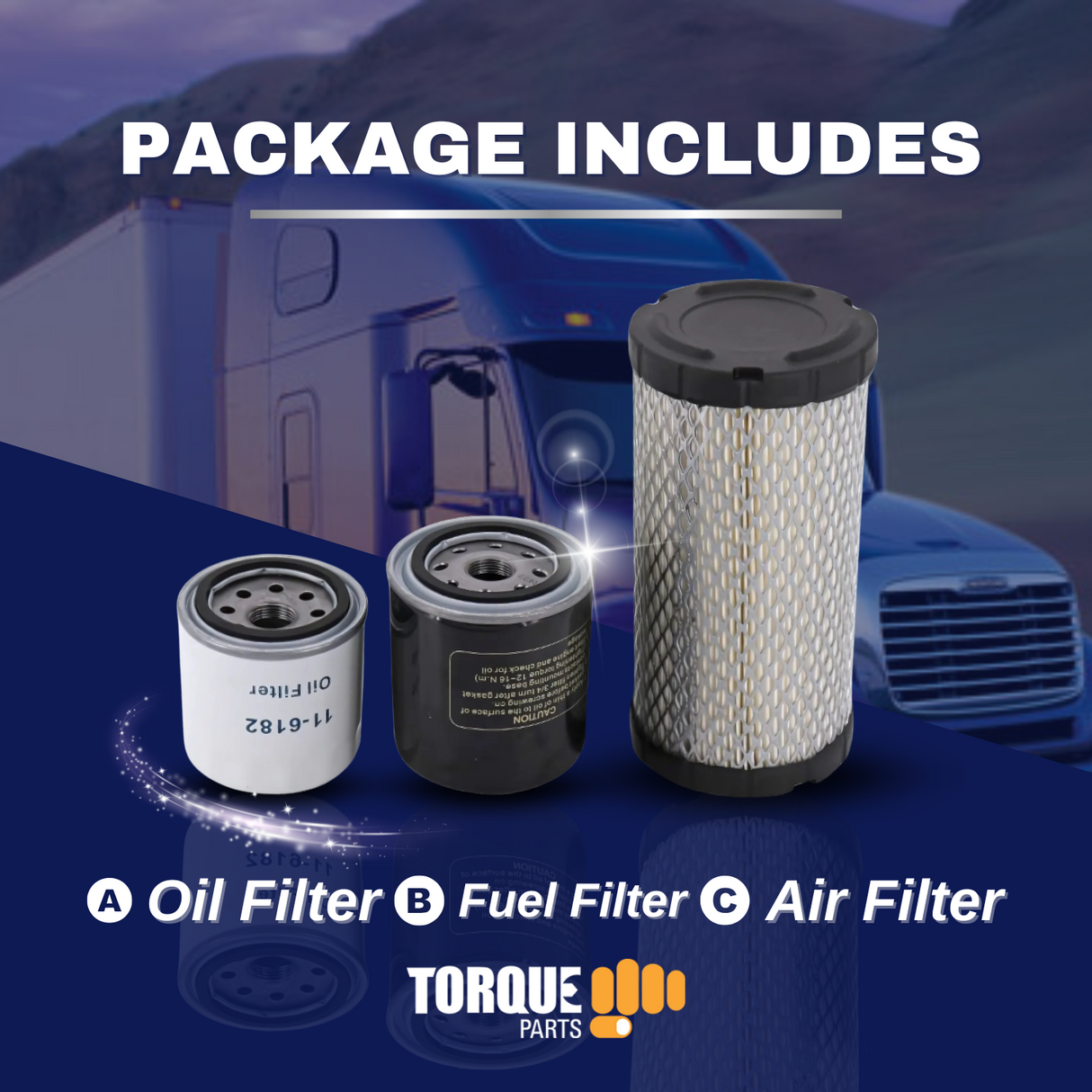 Thermo King Tripac Oil, Fuel, and Air Filter Maintenance Kit