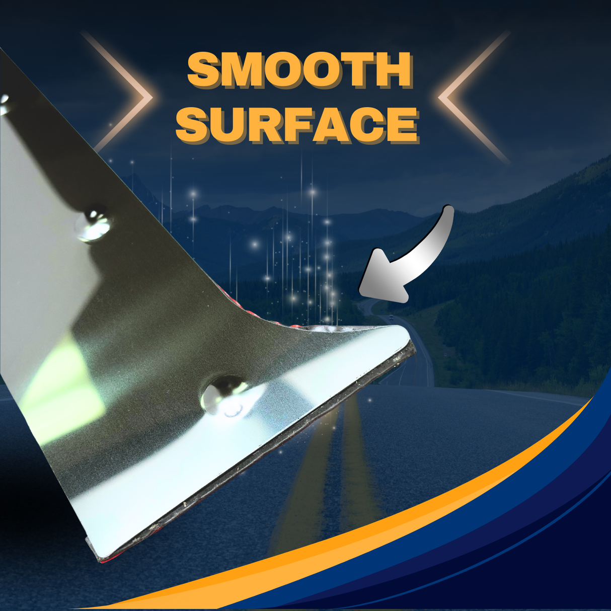 Contoured Under Window Trims for Kenworth Daylite Door - Stainless Steel