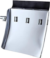 Quarter Fender For Semi Trucks 24x34 Inch | Tube Bracket | Stainless Steel | Pair