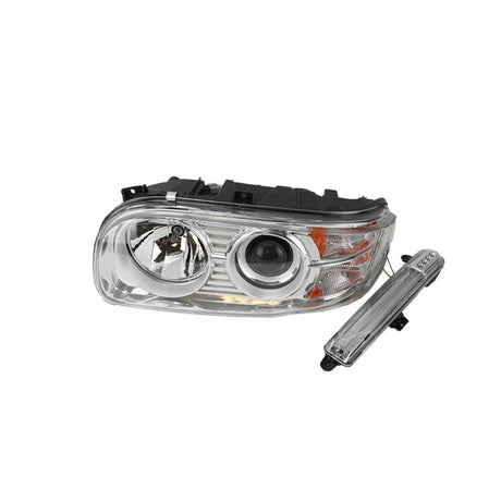 LED Headlight for Peterbilt 388 389 (2008–2018) & 367 567 (2014–2018) - Left - Chrome Housing