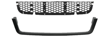 Bumper Replacement Set with Bumper Grille for 2018+ Freightliner Cascadia