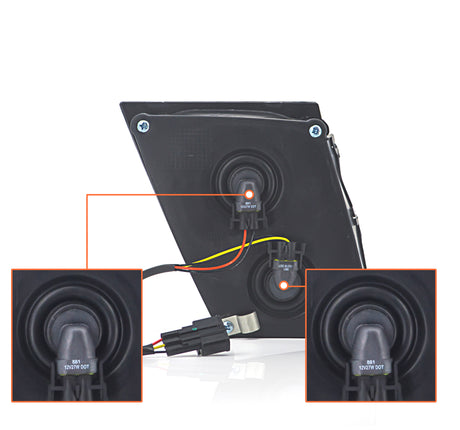 Corner Bumpers Set with Fog Lights Replacement for 2004–2015 Volvo VNL Semi Trucks Aftermarketus Bumpers