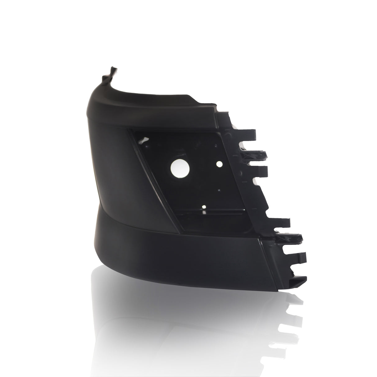 Side Corner Bumper (with Fog Light Hole) for 2004-2015 Volvo VNL | Replacement Volvo 82721512 | Right Aftermarketus Bumpers